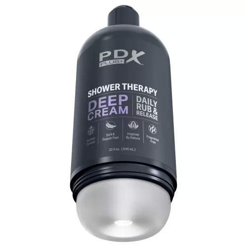 Мастурбатор в бутылке Shower Therapy Deep Cream  