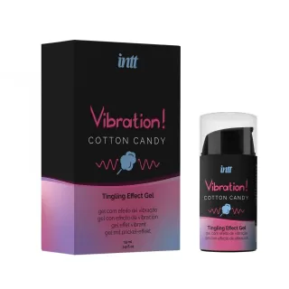 Жидкий вибратор Vibration Cotton Candy с ароматом сахарной ваты - 15 мл не задано 