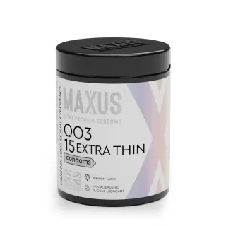 Экстремально тонкие презервативы MAXUS 003 Extra Thin - 15 шт  