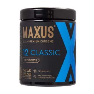 Классические презервативы MAXUS Classic - 12 шт  