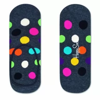 Носки-следки Big Dot Liner Sock в цветной горох темно-серый 25