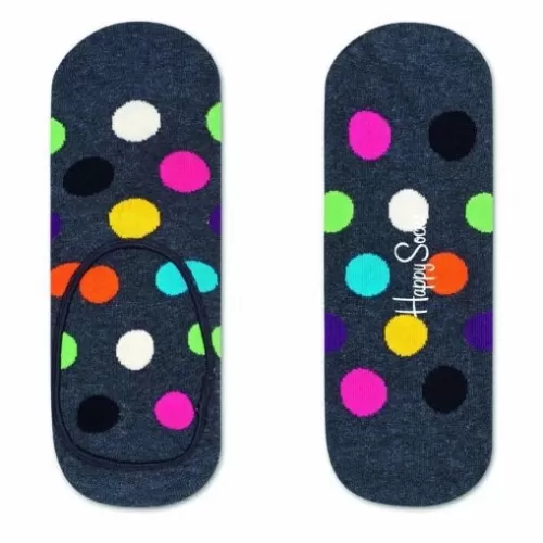 Носки-следки Big Dot Liner Sock в цветной горох бежевый 29