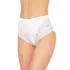 Высокие хлопковые трусики с кружевом Lace Cotton Band белый XL