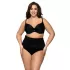 Однотонный купальный лиф plus size на косточках черный 95H