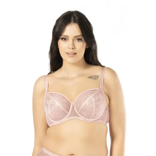 Бюстгальтер Victoria с мягкой чашкой plus size черный 75J