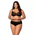 Бюстгальтер Victoria с мягкой чашкой plus size черный 75J