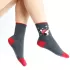 Хлопковые носки с веселым пингвином Christmas Socks серый S-M-L