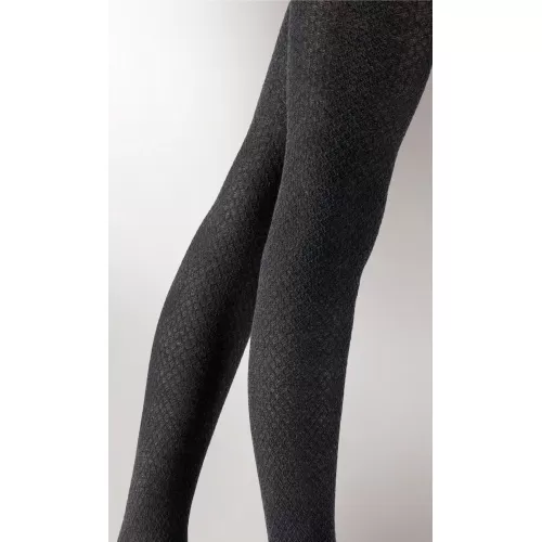 Теплые колготки Small Diamond Opaque Tights темно-серый S-M