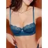 Бюстгальтер-балконет Geo Lace бирюзовый 32DD