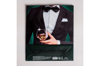 Бумажный пакет «Лучшему!» - 23 х 27 см. Бумажный пакет «Лучшему!» - 23 х 27 см.