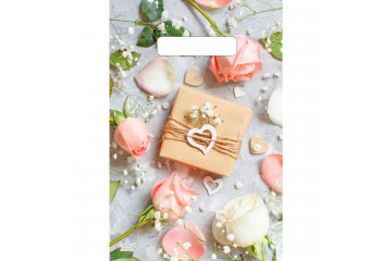 Полиэтиленовый пакет Подарочек с вырубной усиленной ручкой - 20 х 30 см.