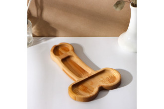 Деревянное блюдо для подачи в форме члена (25 х 16,5 х 1,7 см) Деревянное блюдо для подачи в форме члена (25 х 16,5 х 1,7 см)