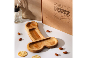 Деревянное блюдо для подачи в форме члена (25 х 16,5 х 1,7 см)