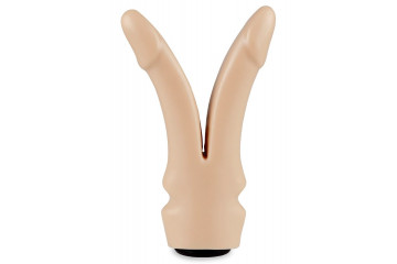 Телесная сплит-насадка харнесс - 16,5 см.