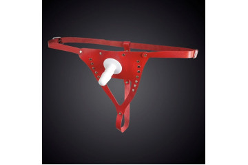 Красные трусики со штырьком