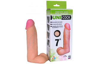 Фаллическая насадка Харнесс UNICOCK 7 - 19 см.