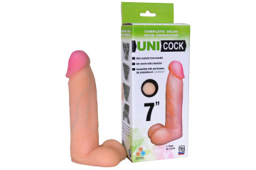 Фаллическая насадка Харнесс UNICOCK 7 - 19 см.