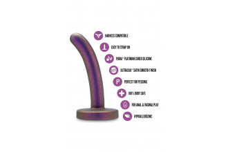 Фиолетовая насадка с гладкой поверхностью Surrender 4.75 Inch Beginner Pegging Dildo - 12 см. Фиолетовая насадка с гладкой поверхностью Surrender 4.75 Inch Beginner Pegging Dildo - 12 см.