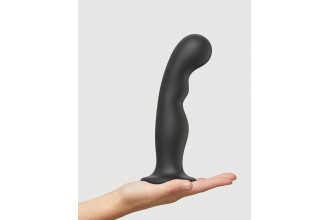 Черная насадка Strap-On-Me Dildo Plug P&G size XXL