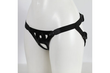 Черный пояс унисекс с коннектором