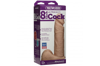 Ультрареалистичная насадка для трусиков Vac-U-Lock 8 ULTRASKYN Cock - 20,57 см.