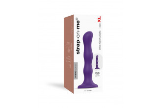 Фиолетовая насадка Strap-On-Me Dildo Geisha Balls size XL
