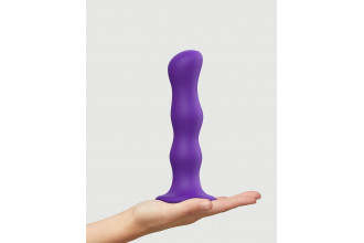 Фиолетовая насадка Strap-On-Me Dildo Geisha Balls size XL