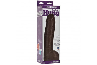 Большая насадка для трусиков Vac-U-Lock Realistic Hung - 31,7 см.