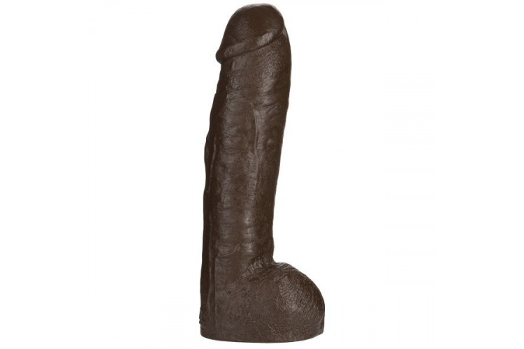 Большая насадка для трусиков Vac-U-Lock Realistic Hung - 31,7 см.