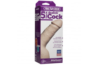 Насадка-реалистик для трусиков Vac-U-Lock 5 Realistic - 12,7 см.