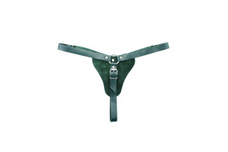 Изумрудные трусики с кольцом для насадок Emerald Panties