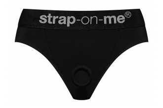 Черные трусики для насадок Heroine Lingerie Harness - size S