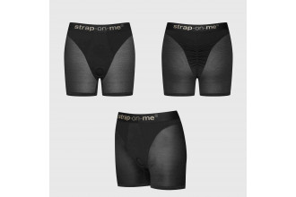 Трусики-шорты для фиксации насадок Strap-on-me Harness Lingerie Halo - size XL