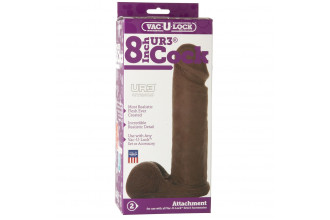 Насадка-реалистик Vac-U-Lock 8 ULTRASKYN Cock - 20,6 см.