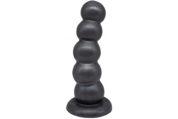 Черная насадка-плаг на харнесс PLATINUM 9 - 24 см.