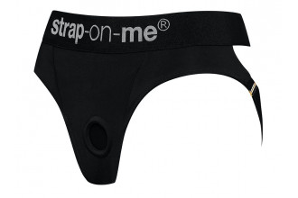 Черные трусики для насадок Heroine Lingerie Harness - size L