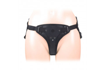 Черные трусики в комплекте с коннектором и насадкой