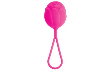 Розовый вагинальный шарик с петелькой для извлечения