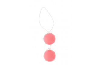 Розовые вагинальные шарики Vibratone DUO-BALLS