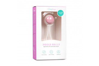 Вагинальный шарик Jiggle Balls с петлёй