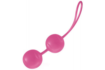 Нежно-розовые вагинальные шарики Joyballs Trend с петелькой