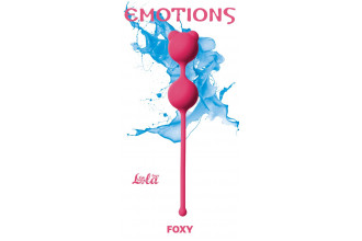 Розовые вагинальные шарики Emotions Foxy