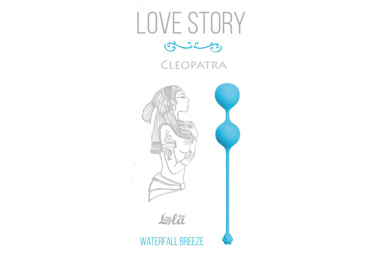 Голубые вагинальные шарики Cleopatra Waterfall Breeze
