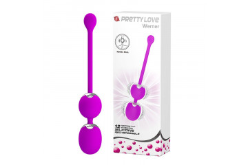 Вагинальные виброшарики на сцепке Werner