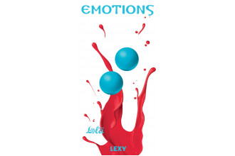 Голубые вагинальные шарики без сцепки Emotions Lexy Small