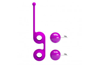 Лиловые вагинальные шарики Kegel Tighten Up III