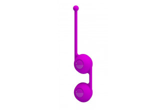 Лиловые вагинальные шарики Kegel Tighten Up III