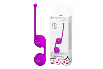 Лиловые вагинальные шарики Kegel Tighten Up III