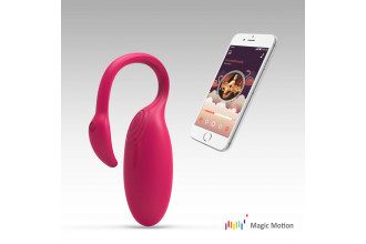 Розовый вагинальный стимулятор Flamingo