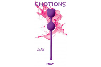Фиолетовые вагинальные шарики Emotions Foxy